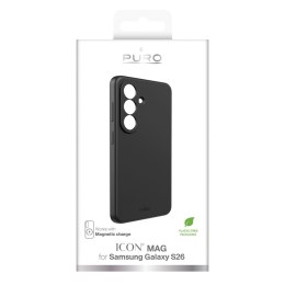 Etui silikonowe na Samsung Galaxy S26 ICON MAG MagSafe - czarne