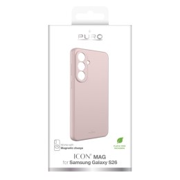 Etui silikonowe na Samsung Galaxy S26 ICON MAG MagSafe - różowe
