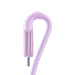 Kabel przewód USB-A - USB-C Vibrant Series 3A 1.2m - fioletowy