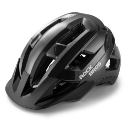 Kask rowerowy młodzieżowy LK-67 z odpinanym daszkiem 54-58 cm - czarny