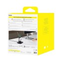 Ładowarka indukcyjna 3w1 do smartfona zegarka słuchawek z chłodzeniem kablem USB-C 45W - czarna