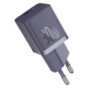 Ładowarka sieciowa USB-C GaN5 30W z kablem USB-C 100W 1m - fioletowa
