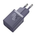 Ładowarka sieciowa USB-C GaN5 30W z kablem USB-C 100W 1m - fioletowa