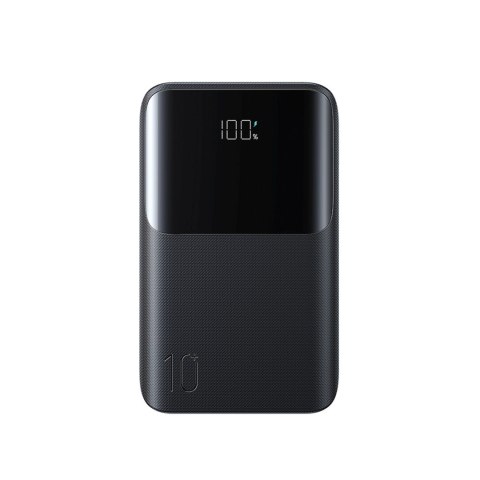 Powerbank 10000mAh 22.5W USB-A USB-C z wyświetlaczem JR-QP191 Mini - czarny