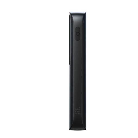 Powerbank 10000mAh 22.5W USB-A USB-C z wyświetlaczem JR-QP191 Mini - czarny
