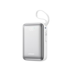 Powerbank 20000mAh 22.5W USB-C z podwójnym kablem - biały