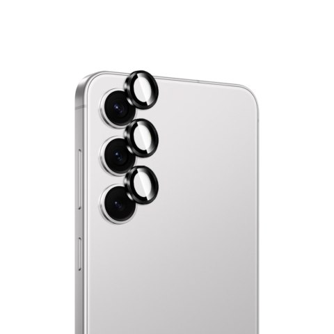 Szkło hartowane na tylną kamerę do Samsung Galaxy S26/S26 Plus - z czarną ramką