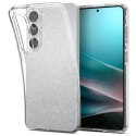 Etui pokrowiec case na Samsung Galaxy S26+ Liquid Crystal Glitter - brokatowo-przezroczysty