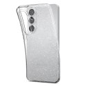 Etui pokrowiec case na Samsung Galaxy S26+ Liquid Crystal Glitter - brokatowo-przezroczysty