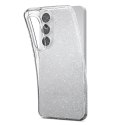 Etui pokrowiec case na Samsung Galaxy S26+ Liquid Crystal Glitter - brokatowo-przezroczysty
