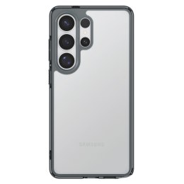 Etui pokrowiec case na Samsung Galaxy S26 Ultra Ultra Hybrid - przezroczysto-czarny