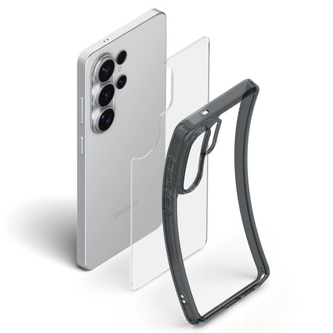 Etui pokrowiec case na Samsung Galaxy S26 Ultra Ultra Hybrid - przezroczysto-czarny