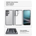 Etui pokrowiec case na Samsung Galaxy S26 Ultra Ultra Hybrid - przezroczysto-czarny