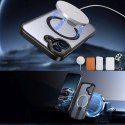 Etui pokrowiec z podstawką na iPhone 17 Hybrid Armor X MagSafe - czarny