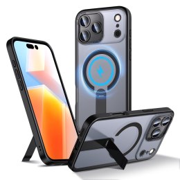 Etui pokrowiec z podstawką na iPhone 17 Pro Max Hybrid Armor X MagSafe - czarny