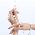 Kabel przewód z silikonowym oplotem USB-C L25SC 60W 2m - biały