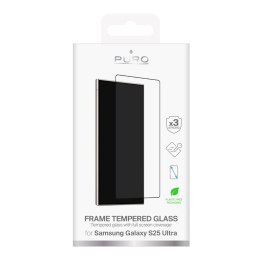 Szkło hartowane do Samsung Galaxy S25 Ultra z czarną ramką Frame Tempered Glass