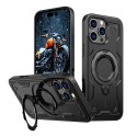 Etui pokrowiec na iPhone 16 Pro Hybrid Armor Trendy MagSafe - czarny