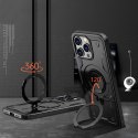 Etui pokrowiec na iPhone 16 Pro Hybrid Armor Trendy MagSafe - czarny