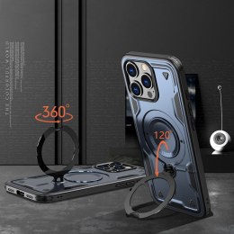Etui pokrowiec na iPhone 16 Pro Hybrid Armor Trendy z MagSafe - niebieski