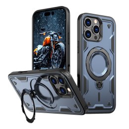 Etui pokrowiec na iPhone 16 Pro Max Hybrid Armor Trendy z MagSafe - niebieski