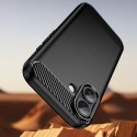 Etui pokrowiec na iPhone 17 Carbon Case - czarny