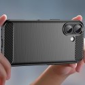 Etui pokrowiec na iPhone 17 Carbon Case - czarny