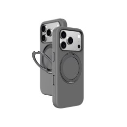 Etui pokrowiec z podstawką na iPhone 17 Pro Cloudie - szary