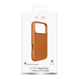 Etui silikonowe z ochroną aparatu i aluminiowymi przyciskami na iPhone 17 Pro Max MagSafe - pomarańczowe