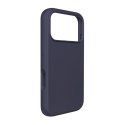Etui silikonowe z ochroną aparatu i aluminiowymi przyciskami na iPhone 17 Pro MagSafe - ciemnoniebieskie