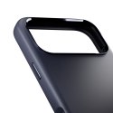 Etui silikonowe z ochroną aparatu i aluminiowymi przyciskami na iPhone 17 Pro MagSafe - ciemnoniebieskie