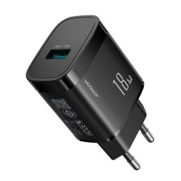 Ładowarka sieciowa USB-A 18W - czarna