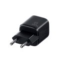 Ładowarka sieciowa USB-A USB-C 33W - czarna