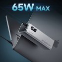Powerbank 20000mAh USB-C USB-A 100W - szary