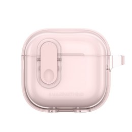 Etui pokrowiec do słuchawek AirPods 4 Minimal Case - różowy