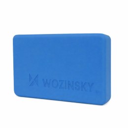 Kostka do jogi pilatesu i ćwiczeń rozciągających - niebieska