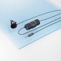 Mikrofon krawatowy przewodowy do smartfonów kamer 3.5 mm TRRS 6m - czarny