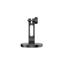 Mikrofon przewodowy ze statywem biurkowym K9 108dB RGB USB-C - czarny