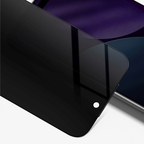 Szkło hartowane matowe prywatyzujące na iPhone 17 Pro Titan FusionFilter 7
