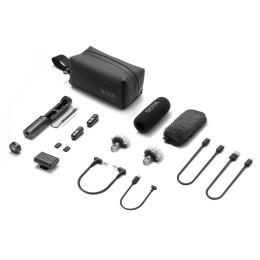 Zestaw mikrofonów bezprzewodowych 4w1 2.4GHz USB-C MAGIC-03 - czarny