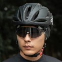 Czapka rowerowa zimowa wiatroodporna rozmiar 54-61 cm - czarna