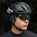 Czapka rowerowa zimowa wiatroodporna rozmiar 54-61 cm - czarna