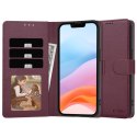 Etui futerał na Samsung Galaxy A26 5G / A17 4G / 5G Wallet - bordowy