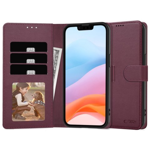 Etui futerał na Samsung Galaxy A26 5G / A17 4G / 5G Wallet - bordowy