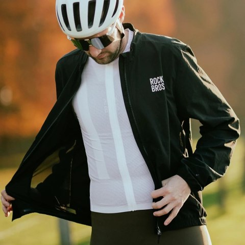 Koszulka rowerowa Diamond z długim rękawem rozmiar XL - biała