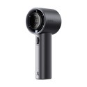 Mini dmuchawa wiatrak przenośny metalowy 5000mAh USB-C LED - ciemnoszary