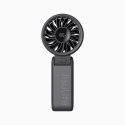 Mini wiatrak wentylator przenośny 5 prędkości 3600mAh USB-C - czarny