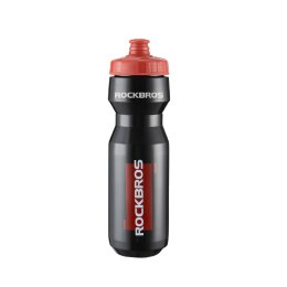 Bidon rowerowy butelka 750 ml - czarno czerwona