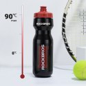 Bidon rowerowy butelka 750 ml - czarno czerwona
