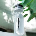 Bidon rowerowy butelka 750 ml - przezroczysto czarna